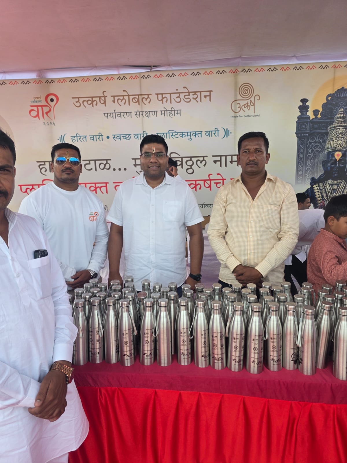 Steel bottle distribution